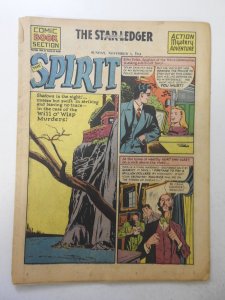 The Spirit #232 (1944) Newsprint Comic Insert Rare!