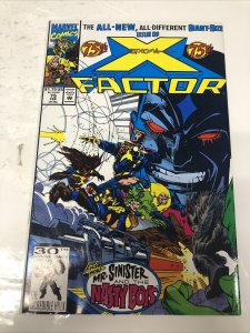 X-Factor (1992) # 75 (VF/NM) Variant Signed Larry Stroman  • Marvel Comics • COA
