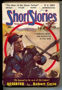 Short Stories 8/25/1936-Foreign Legion cover art-W.M. Raine-Frank J. Leahy-Ha...