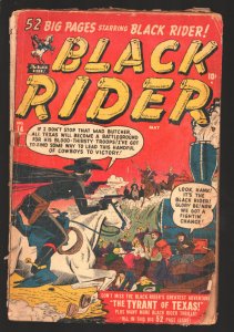 Black Rider #14 1951-Atlas-Horror Castle  story has art by Joe Maneely.-Tyran...