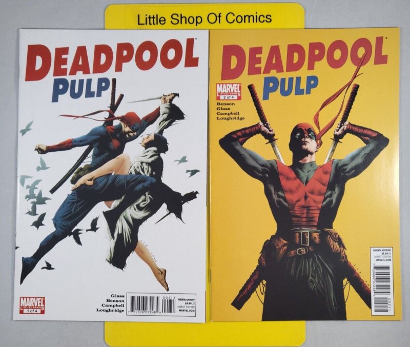 Deadpool Pulp #1 #2 #3 #4 Complete Set 2010 Marvel Comics