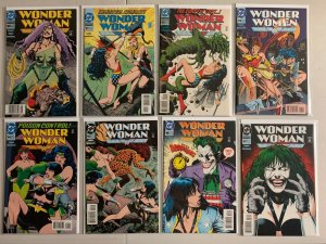 Wonder Woman comics lot #46-100 + 1 special 52 diff avg 7.0 (1990-95)
