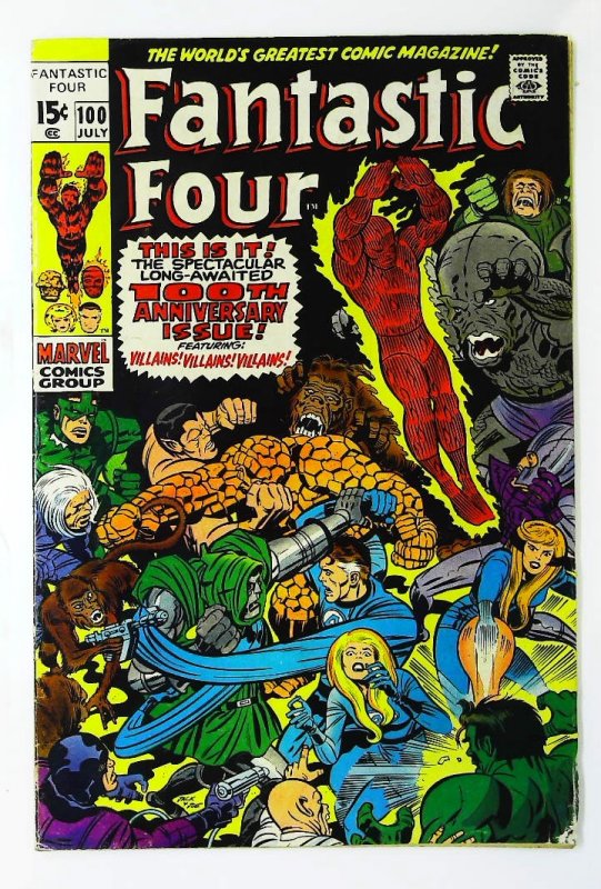 Fantastic Four (1961 series) #100, VG+ (Actual scan)