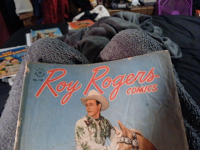 Roy Rogers-Four Color Comics #153 1947-The Mad Marksman Golden Age Predates #1