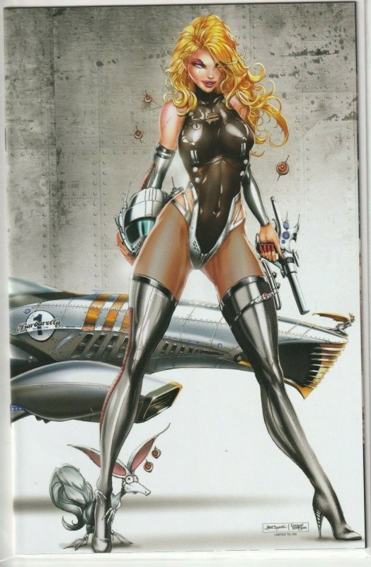 Barbarella Volume 2 #1 Dynamite Retro Racer Wraparound Variant NM Tyndall