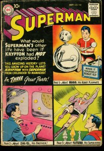 SUPERMAN #132-DC-KRYPTON-ZAL-EL G/VG
