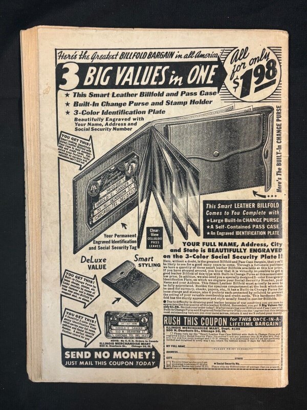 AIRBOY COMICS vol.3 #6 - REVERSE BINDING ERROR 1946 - Infantino Story, Kida Art