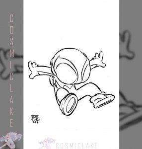 SPIDER-BOY #8 1:50 RATIO SKOTTIE YOUNG BIG MARVEL SKETCH VARIANT PRESALE 6/12☪