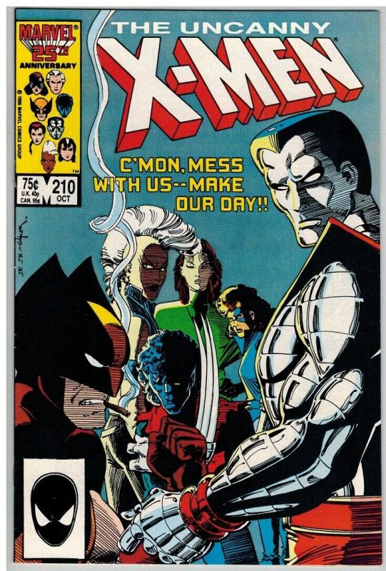 X MEN 210 F-VF Oct. 1986 