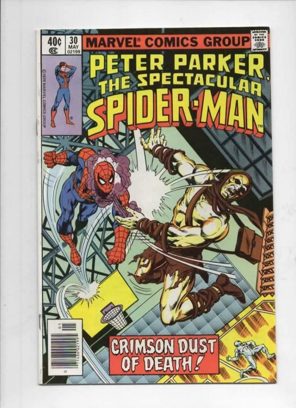 Peter Parker SPECTACULAR SPIDER-MAN #30 VF/NM, Dust 1976 1979 more in store 