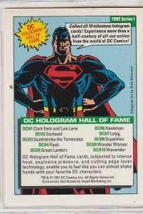 Complete Set 1992 Impel Hologram DC Cosmic Trading Cards