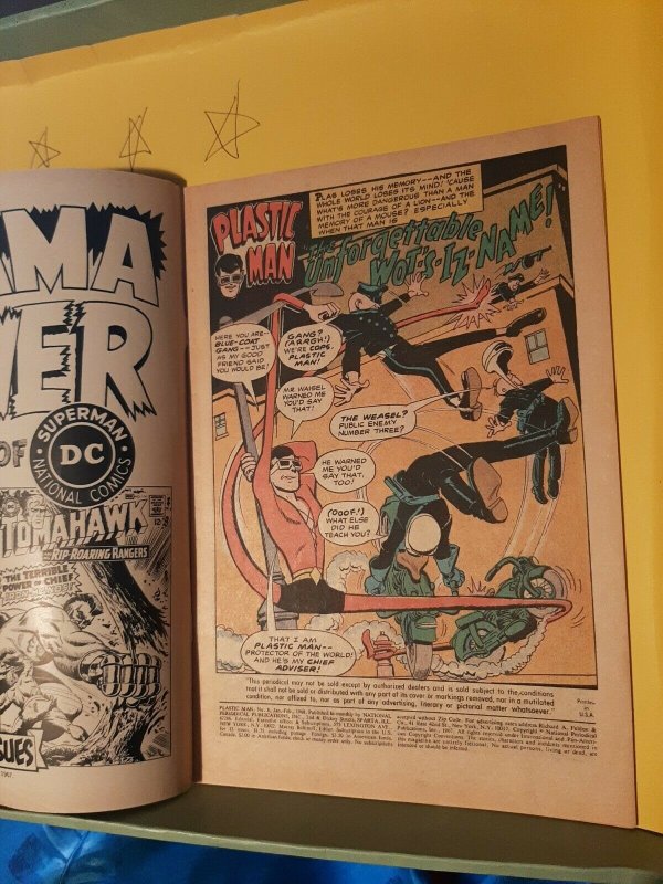 PLASTIC MAN #8.DC COMICS SILVER AGE.SEE PICS.