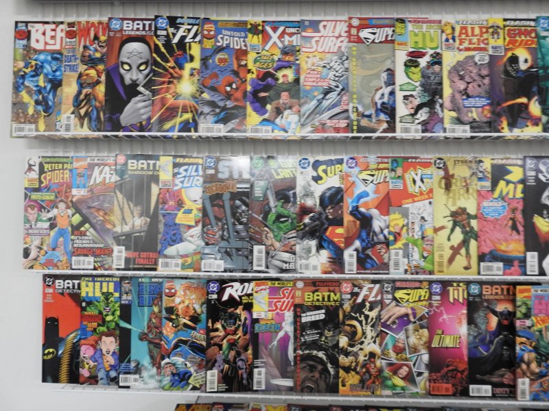Huge Lot 190+ Comics W/ Avengers,  Wolverine, Thor, Supes+ Avg Fine Condition!!