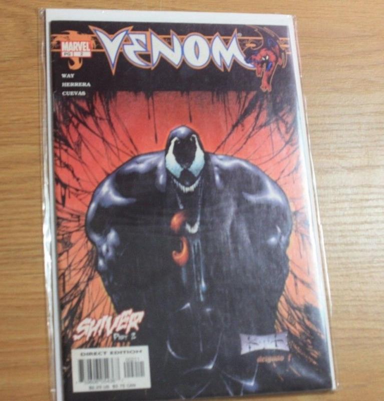 Venom comic  # 2 (Jul 2003, Marvel) shiver pt 2 eddie brock symbote