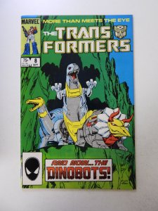 The Transformers #8 (1985) 1st appearance of The Dinobots VF+ condition