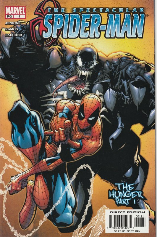 Spectacular Spiderman(vol. 2) # 1,2,3,,4,5   Venom !