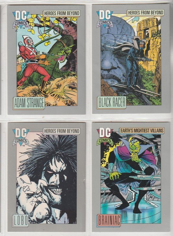 1992 Impel DC Cosmic Trading Cards(56 cards)