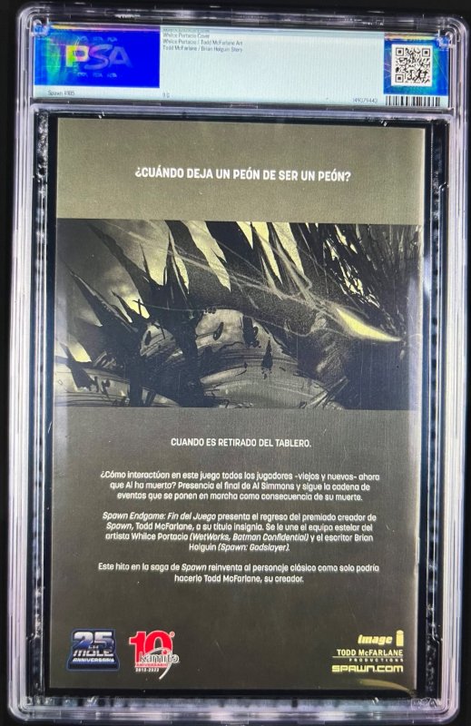 2022 La Mole Spawn #185 Silver Sketch Variant, PSA Graded 9.6