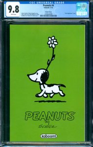 Peanuts Vol 1 #4 1st App Snoopy Variant Kaboom 2012 CGC 9.8 Only 1 in Census