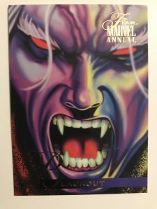 BLACKOUT #124 card : Marvel Annual 1995 Flair; NM/M; base, Vampire, Ghost Rider