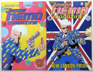 Johnny Nemo Magazine Lot of 2 #2, 3 (1985) Eclipse Comics 1st Print Comic Books