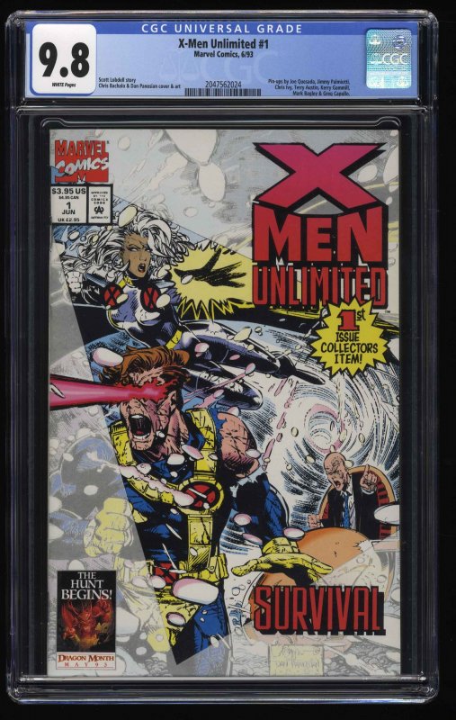 X-Men Unlimited #1 CGC NM/M 9.8 White Pages