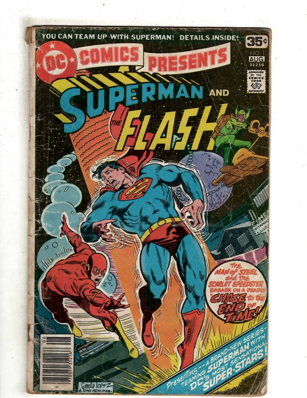 DC Comics Presents #1 (1978)  DC Comics Superman Flash OF6