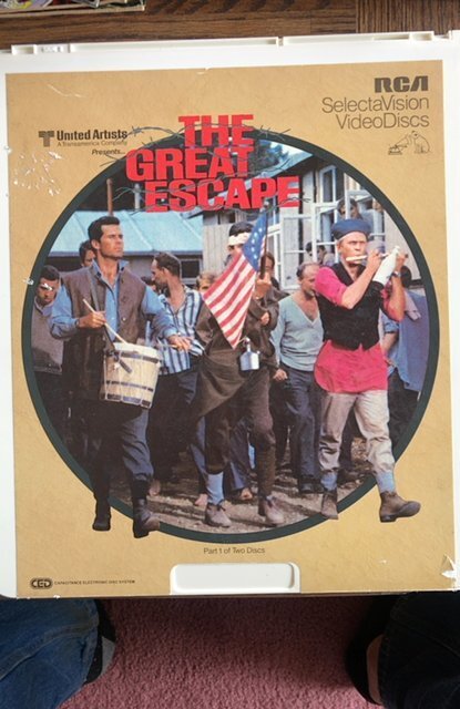 The great escape RCA select a vision Videodisc sealed