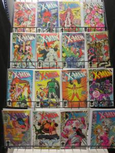 Uncanny X-Men (Marvel 1983-89) #167-243 Lot of 49Diff Pryde Storm Wolverine ++