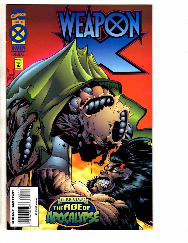 Weapon X & Wolverine Gambit Complete Marvel Comics Ltd. Series # 1 2 3 4 J203