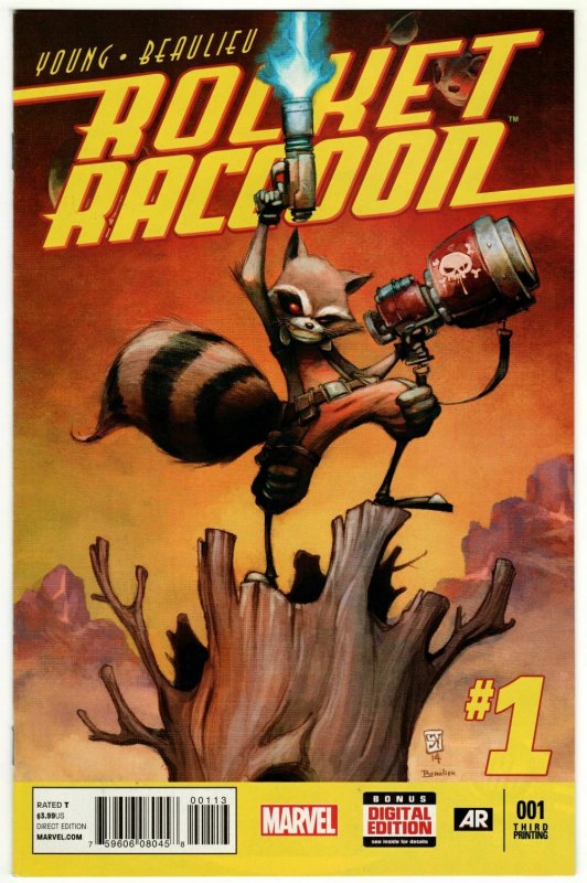 Rocket Raccoon #1 3rd Printing (Marvel, 2014) VF/NM