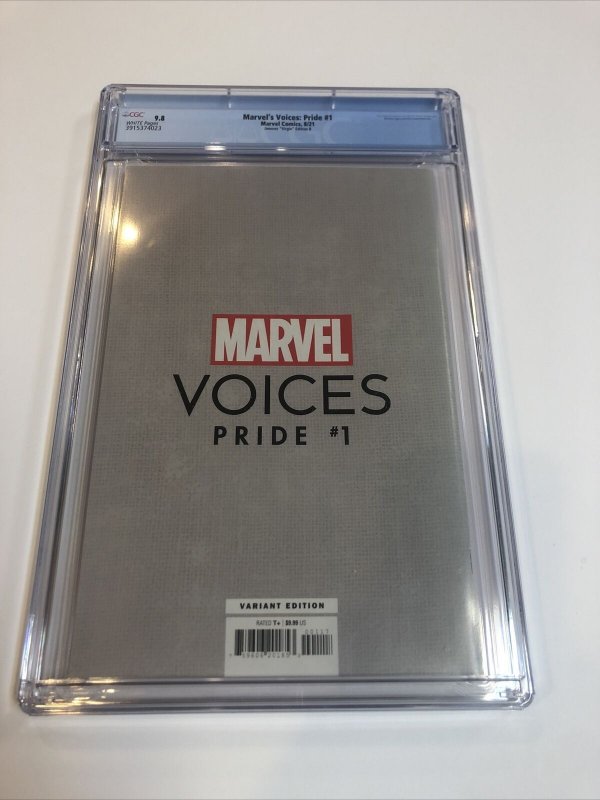 Marvel's Voices Pride (2021) # 1 (CGC 9.8) Jimenez Virgin Edition B | Census=3