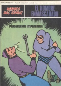 Hombre Enmascarado/Phantom de Burulan SOLO CUBIERTA nº 68: Persecucion impla...