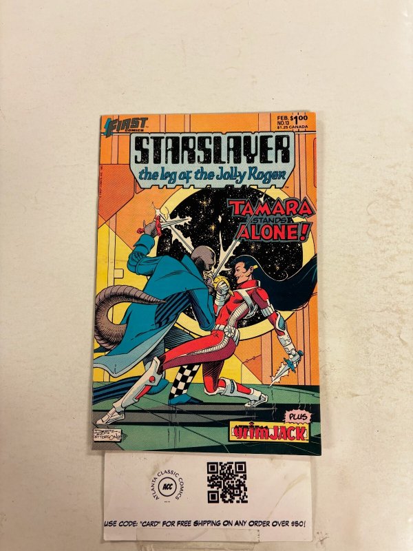 Starslayer #13 NM First Comic Books MIke Grell Warlord John Carter 3 HH72