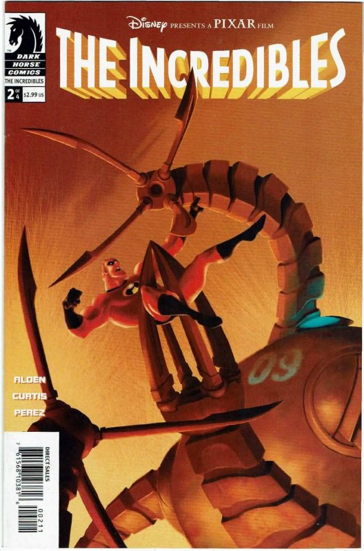 Incredibles #1,2,3,4 Disney Pixar Movie Full Run NM