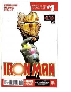 8 Iron Man Marvel Comic Books # 1 2 6 8 10 12 13 23 Mandarin Gillen Land MS10