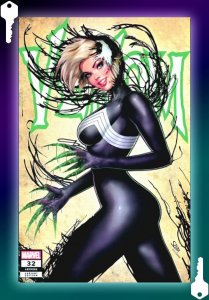 VENOM 32 PS* NATHAN SZERDY KEY VARIANT/Black Cat Spider-Man Peter Gwen Doom King