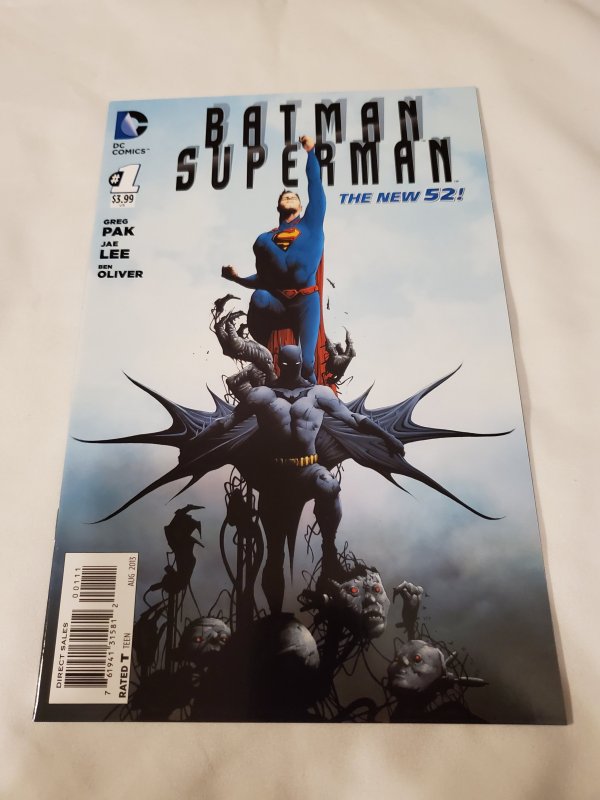 Batman Superman 1 NM Jae Lee cover