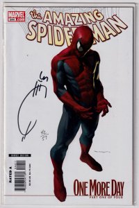 The Amazing Spider-Man #544 Variant Cover (2007) signed / # Joe Quesada DF COA