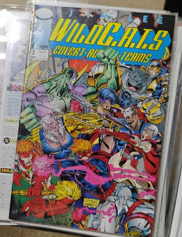 WILDCATS # 3 1993 IMAGE JIM LEE  LIEFELD  COVER  COVERT ACTION TEAMS