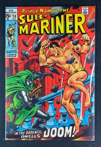 Sub-Mariner (1968) #20 FN+ (6.5) Doctor Doom