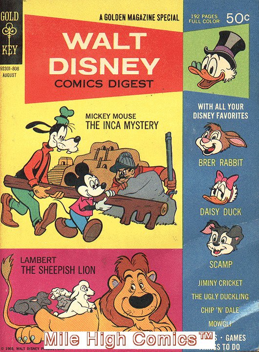 WALT DISNEY COMICS DIGEST 3 Very Good Comics Book Comic Books