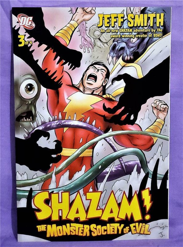 SHAZAM The Monster Society of Evil #1 - 4 Jeff Smith (DC, 2007)! 