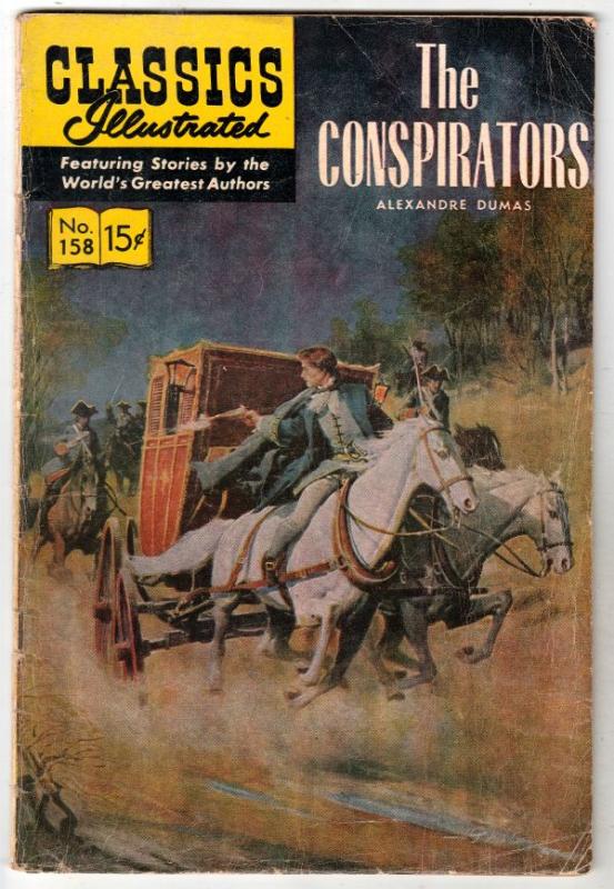 Classics Illustrated #158 (Sep-60) VG Affordable-Grade