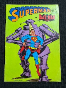 1973 SUPERMAN BATMAN & ROBIN French Comic #58 VG- 3.5 Irv Norvick