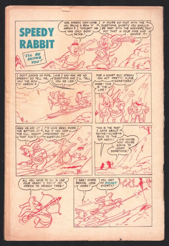 Speedy Rabbit no# 1953-Realistic-Frank Carin cover-Spotty the Pup-Pecos Bill-Spa