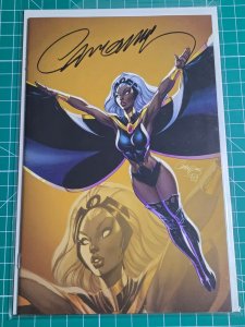 X-MEN #21 MARVEL 2025 1:100 VIRGIN J SCOTT CAMPBELL SIGNED NYCC W/COA