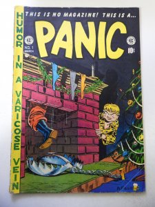 Panic #1 (1954) VG- Condition 1 spine split