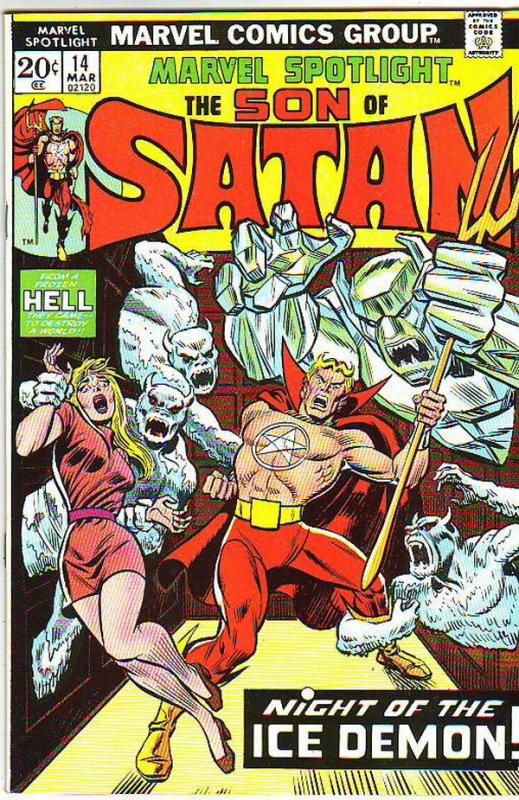 Marvel Spotlight on Son of Satan #14 (Mar-74) NM Super-High-Grade Son of Sata...