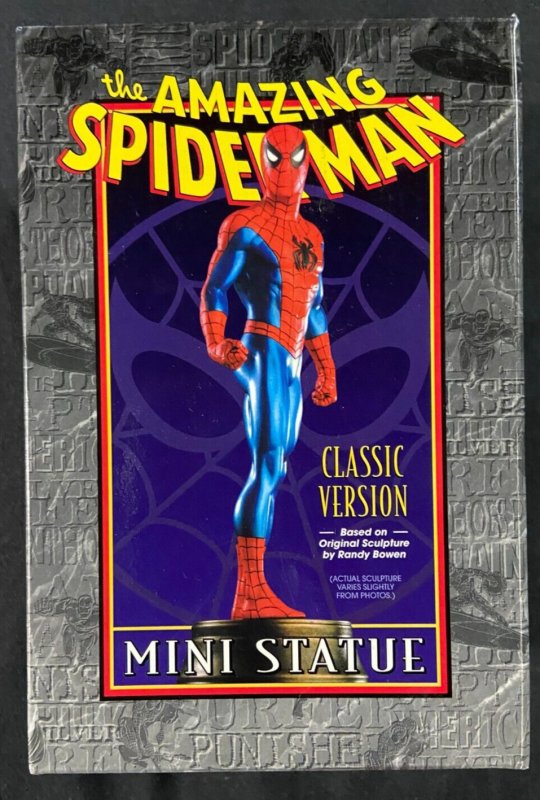 BOWEN DESIGNS SPIDER-MAN CLASSIC VERSION MINI STATUE LTD EDITION 1193/4000 MIB